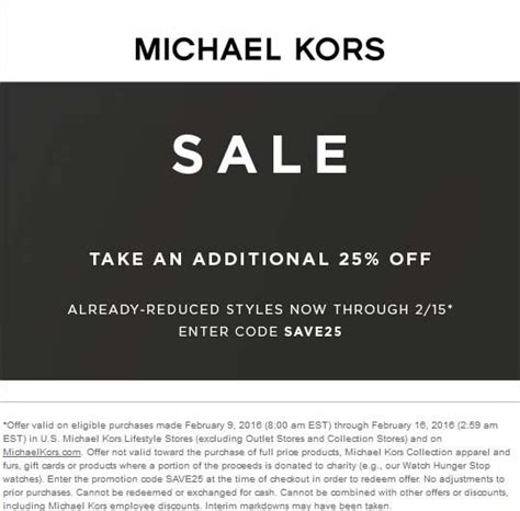 michael kors promotion codes|michael kors coupon codes 2024.